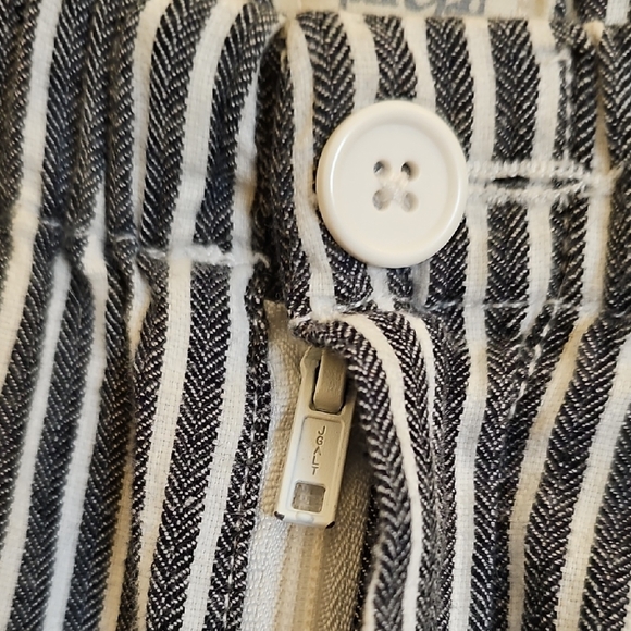 Brandy Melville JOHN GALT Black and White Striped Trousers - Picture 4 of 9